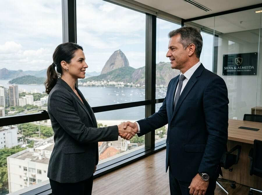Atendimento reservado da agência